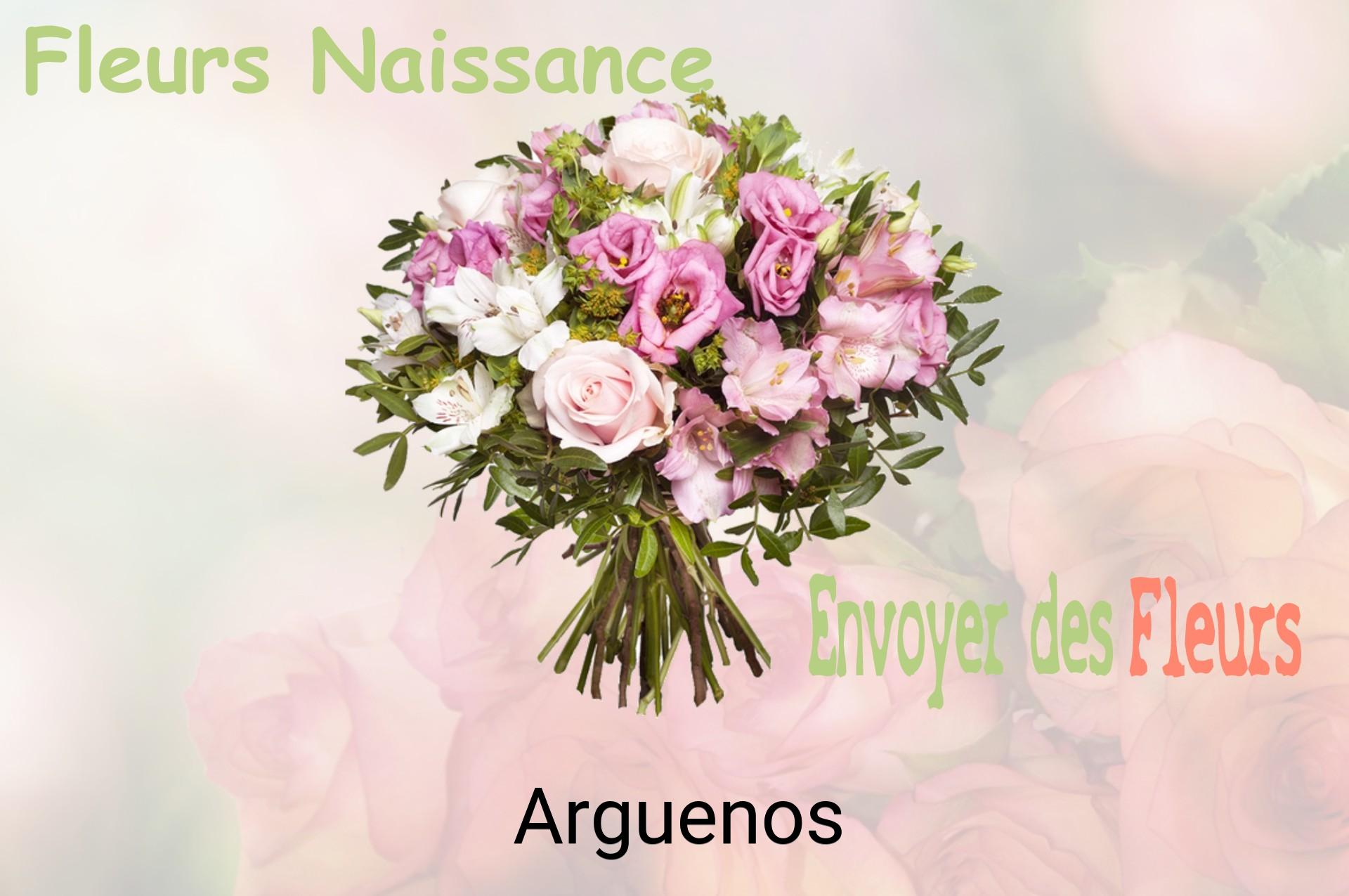 Bouquet de fleurs de naissance livré à Arguenos